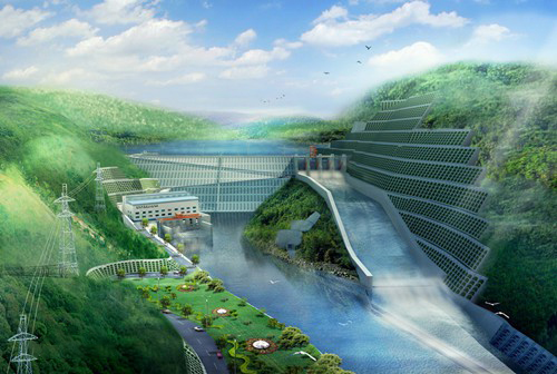 万山老挝南塔河1号水电站项目